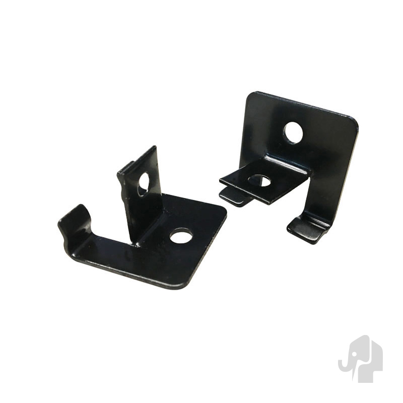 RVS Eindclips Zwart 25st
